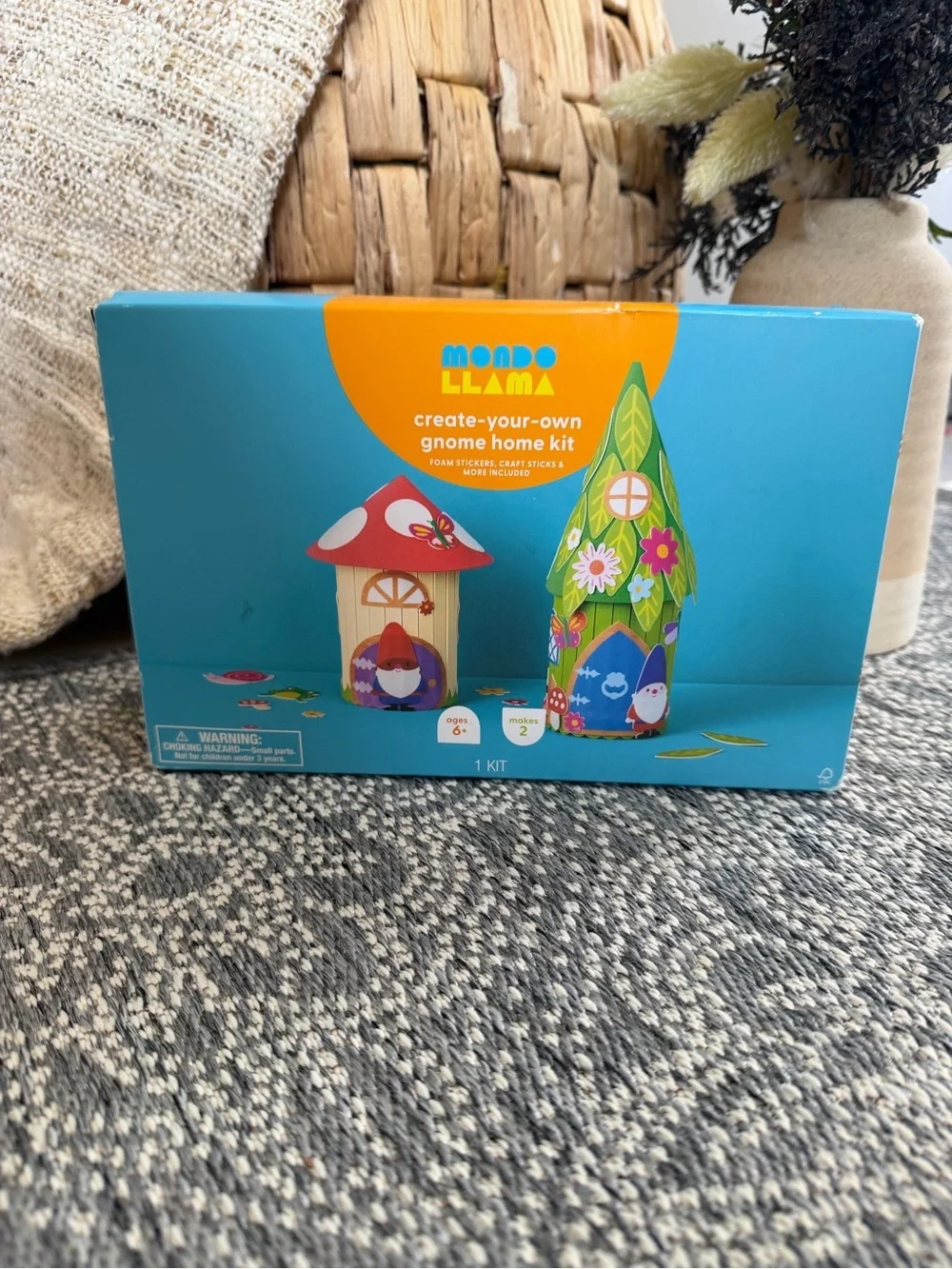 New Mondo Llama Kids Create-Your-Own Gnome Home Kit - Ages 6+